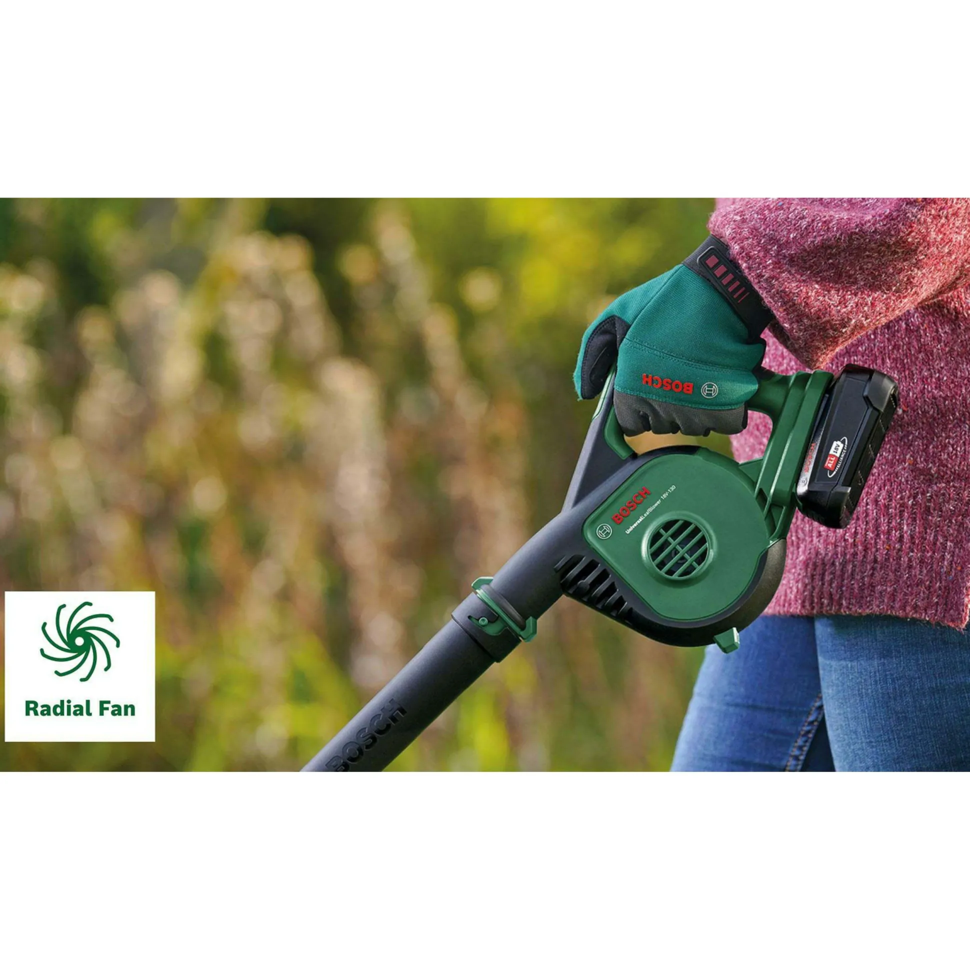 Accubladblazer UniversalLeafBlower 18V-130 Baretool