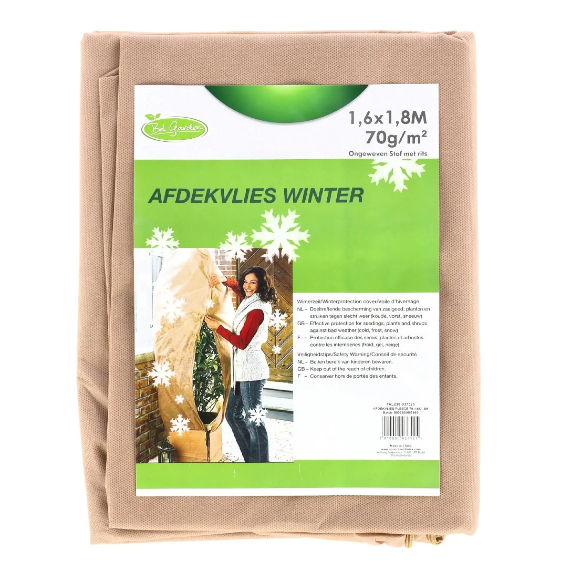 Afdekvlies fleece-70 1.6x1.8m