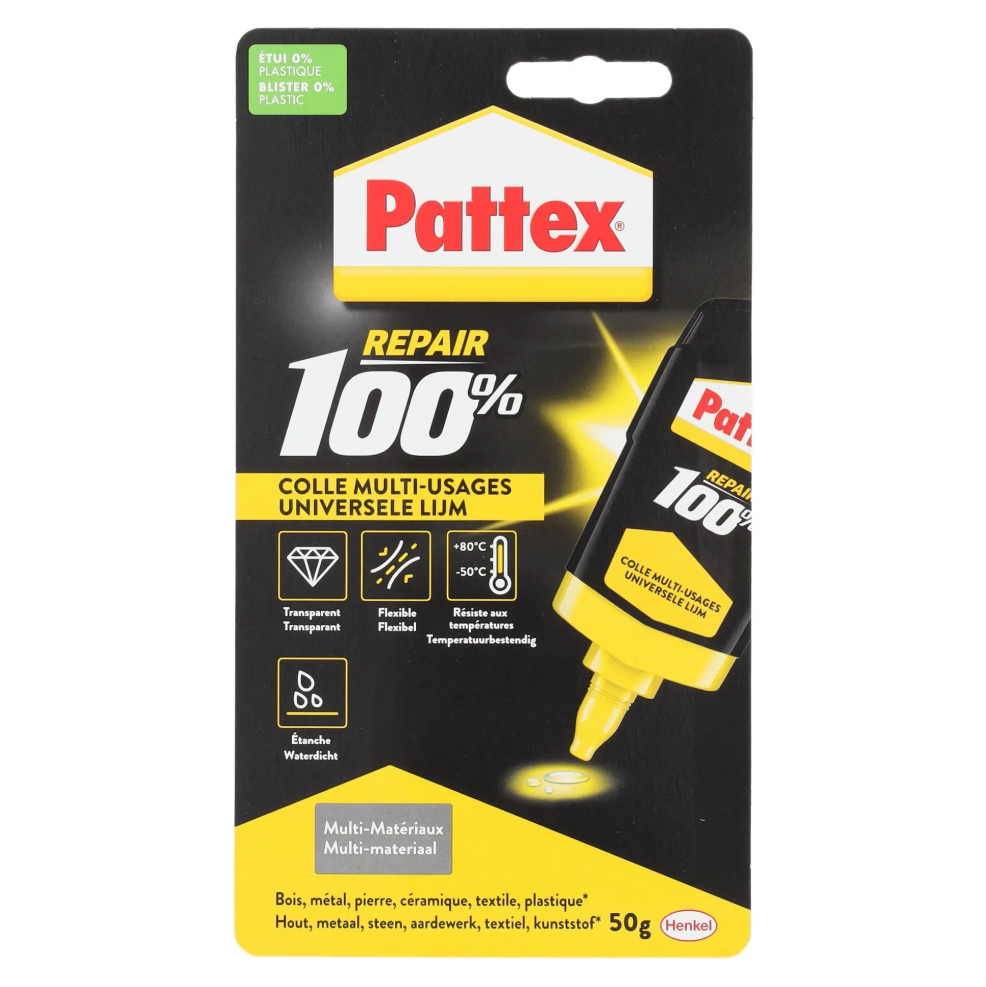 Alleslijm repair 100% 50G Pattex multi