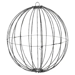 Bal draad zwart 40cm 240LED-rgb