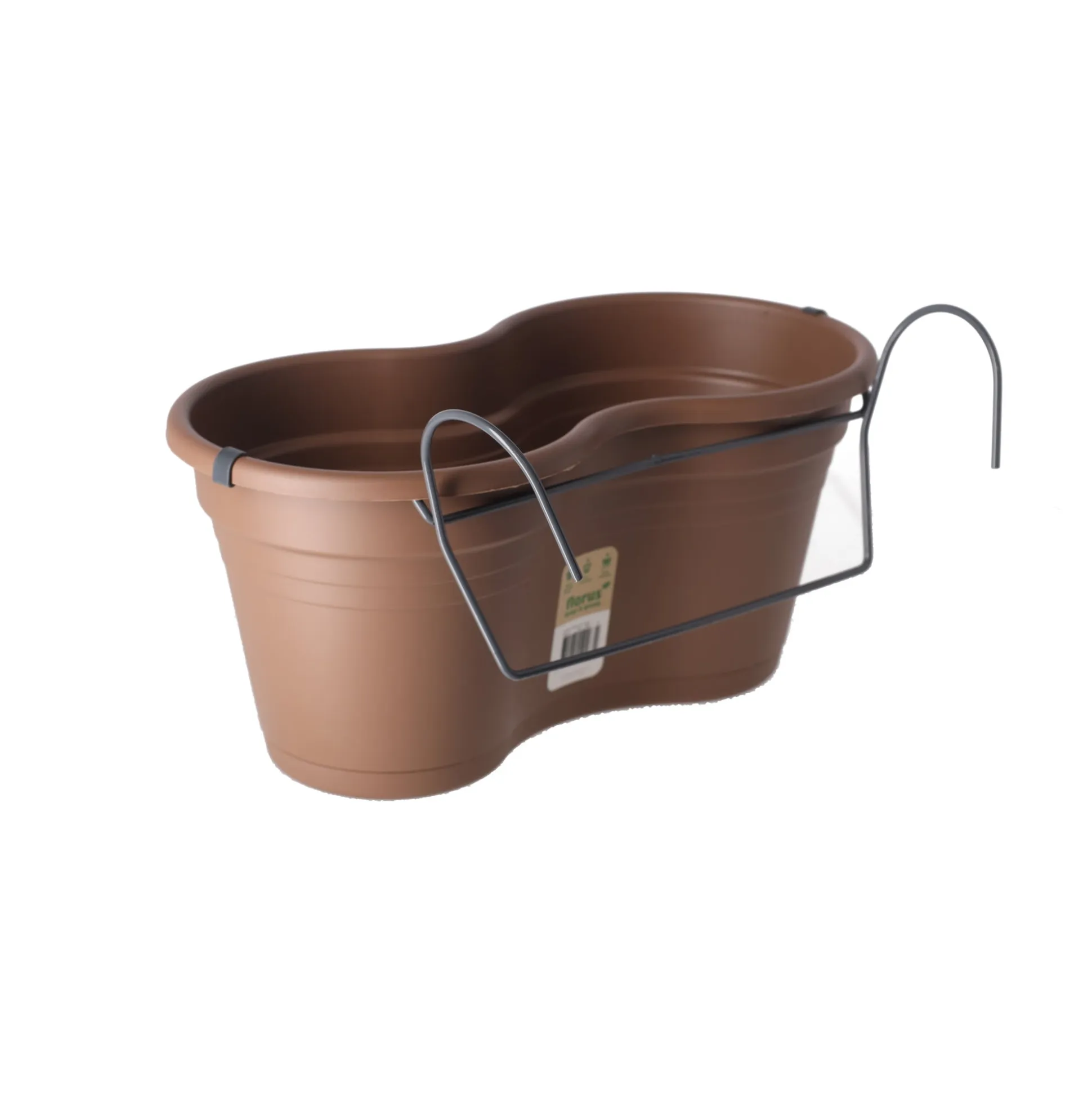 Balkonpot set 37 cm taupe Florus