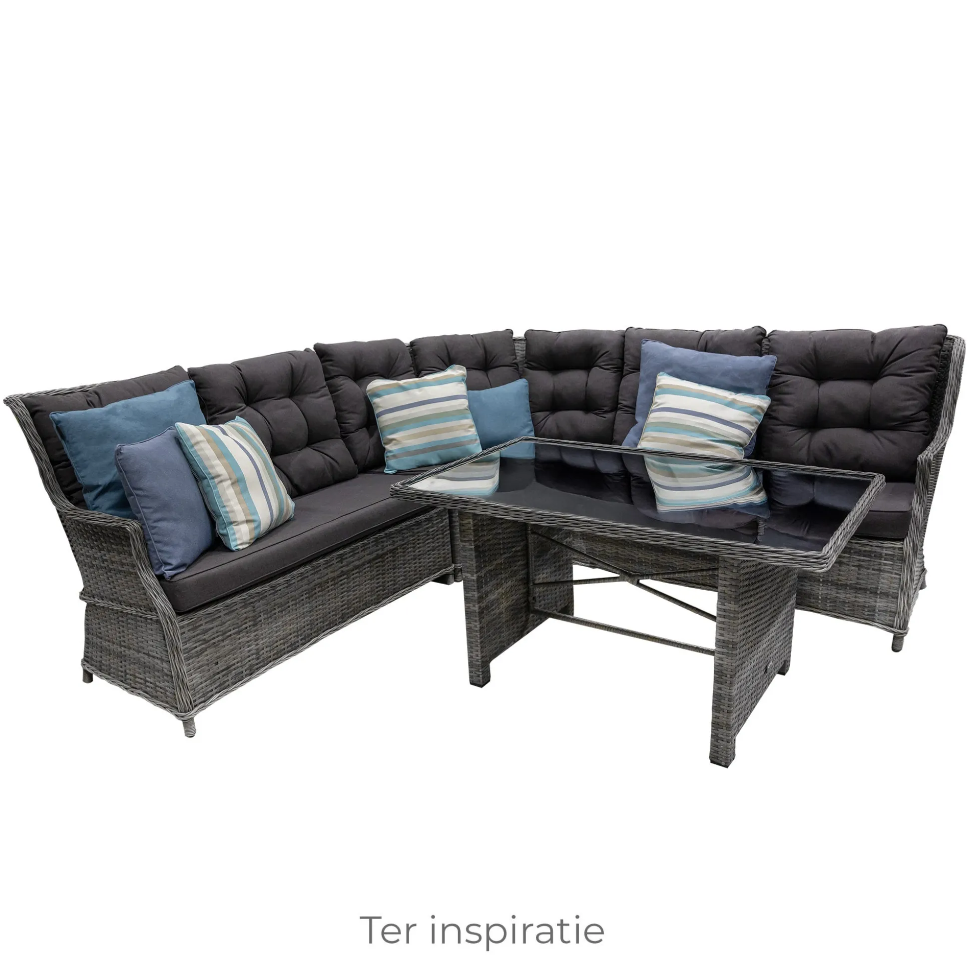 Bank 2-zit rechts Sicura Willow Grey Bois le Duc