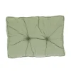 Basic green lounge rugkussen 73x40