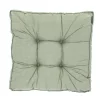 Basic green lounge zitkussen 60x60