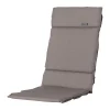 Basic taupe fiber kussen 125x50