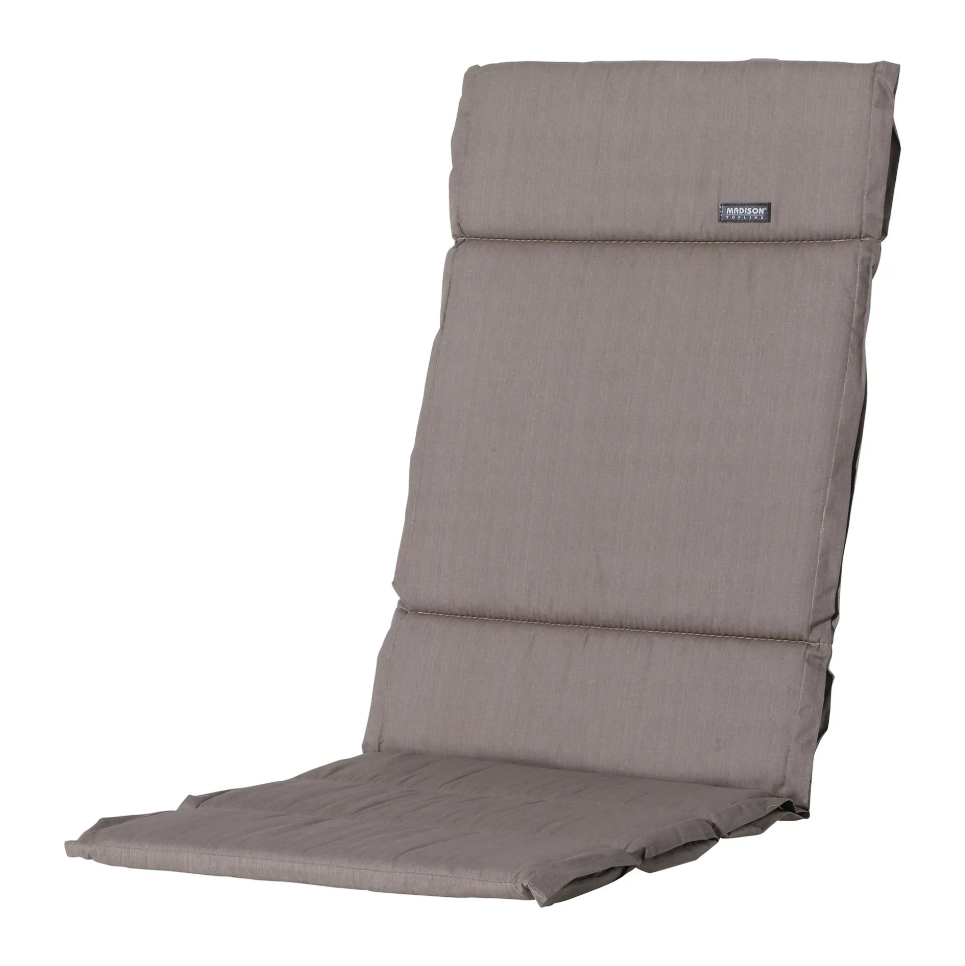 Basic taupe fiber kussen 125x50