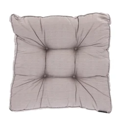 Basic taupe lounge zitkussen 73x73