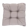Basic taupe lounge zitkussen 60x60