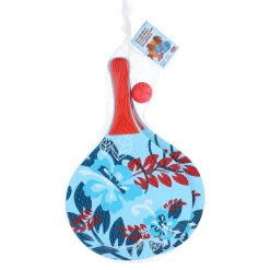 Beachball set hout 3-delig assorti