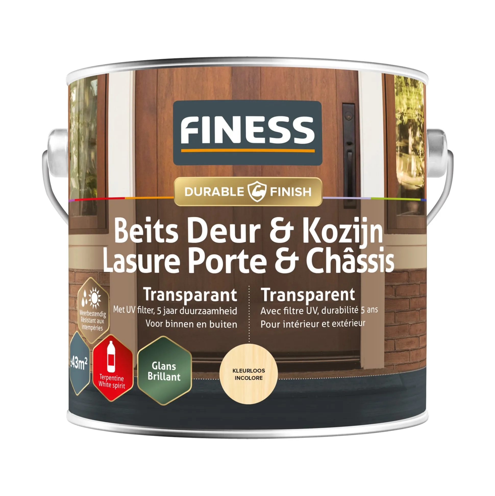 Beits UV TR kleurl 2530 2.5L Finess