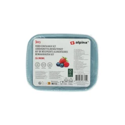 Bewaardoos 3-delig 900ml Alpina