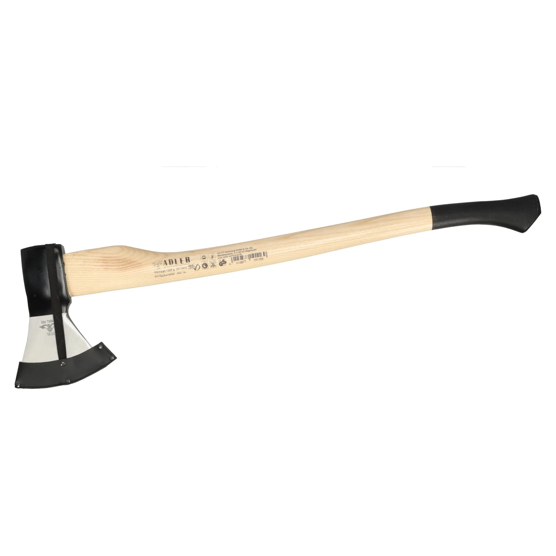 Bijl 1600 gr met essen steel 75 cm