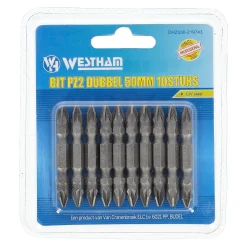 Bit Pz2 dubbel 50 mm 10st Westham
