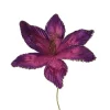 Bloem fluweel paars 60 cm