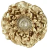 Bloem poly goud 10 cm