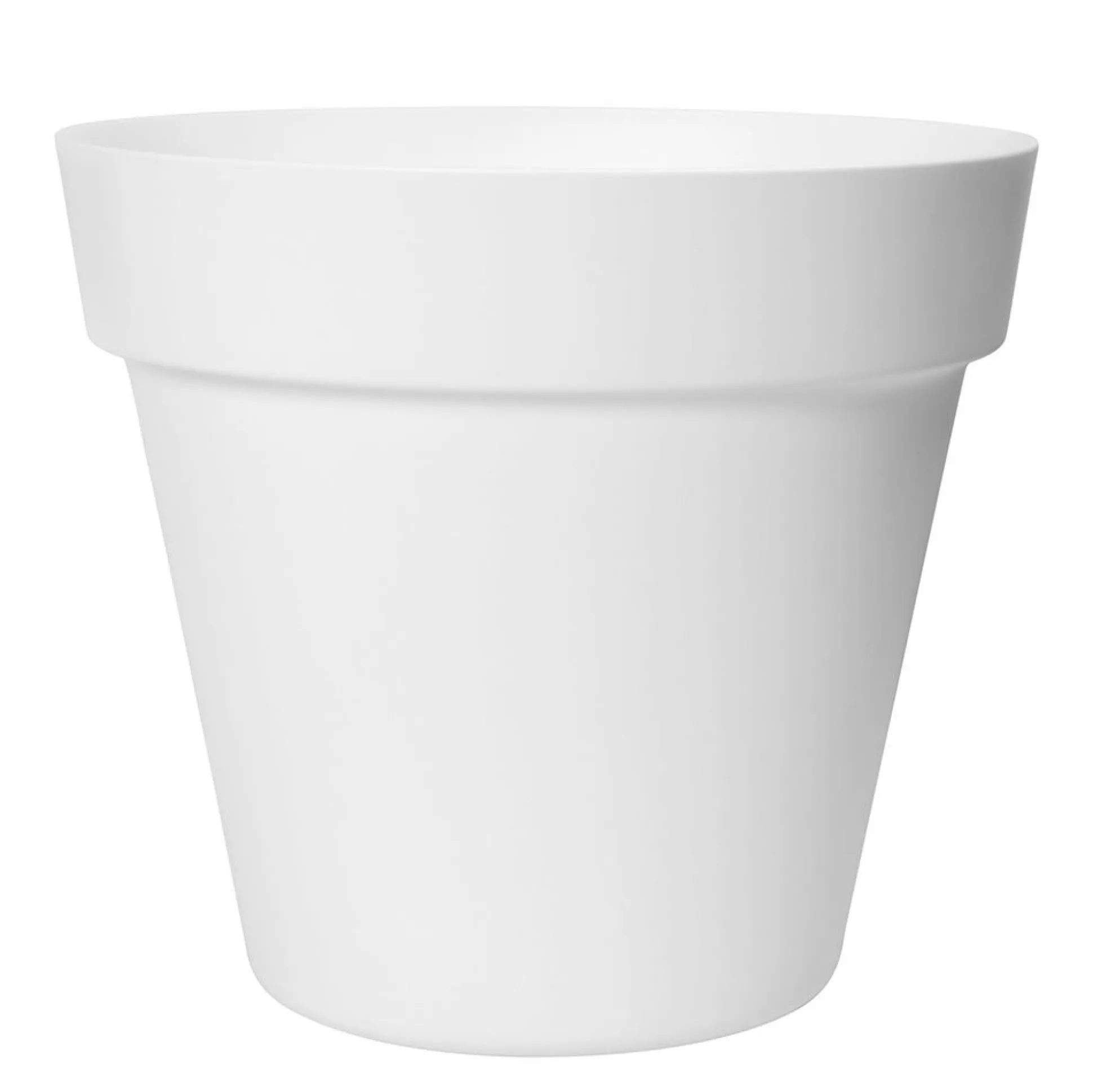 Bloempot straight 25 cm white