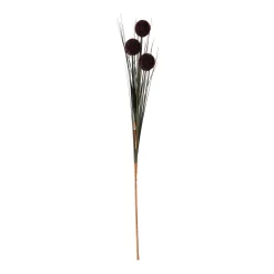Bruine grasbundel met bol 98 cm