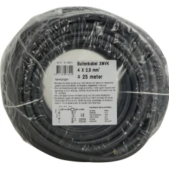 Buitenkabel 25 m 4 x 2.5 mm² XMVK