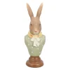 Buste konijn groen 18cm