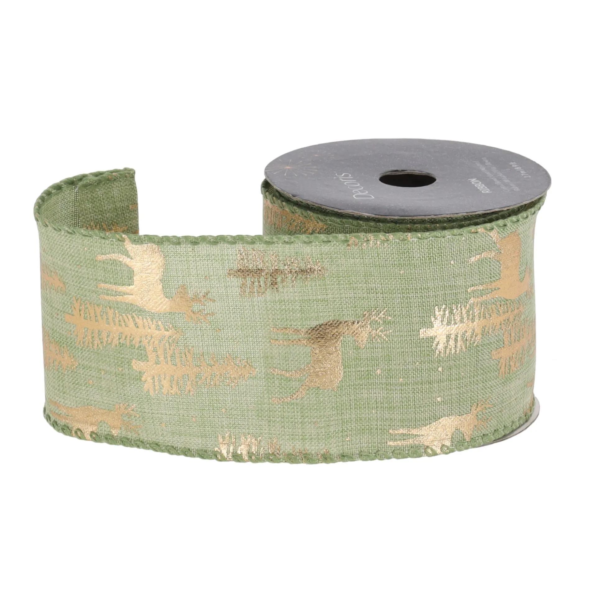 Cadeaulint groen wit