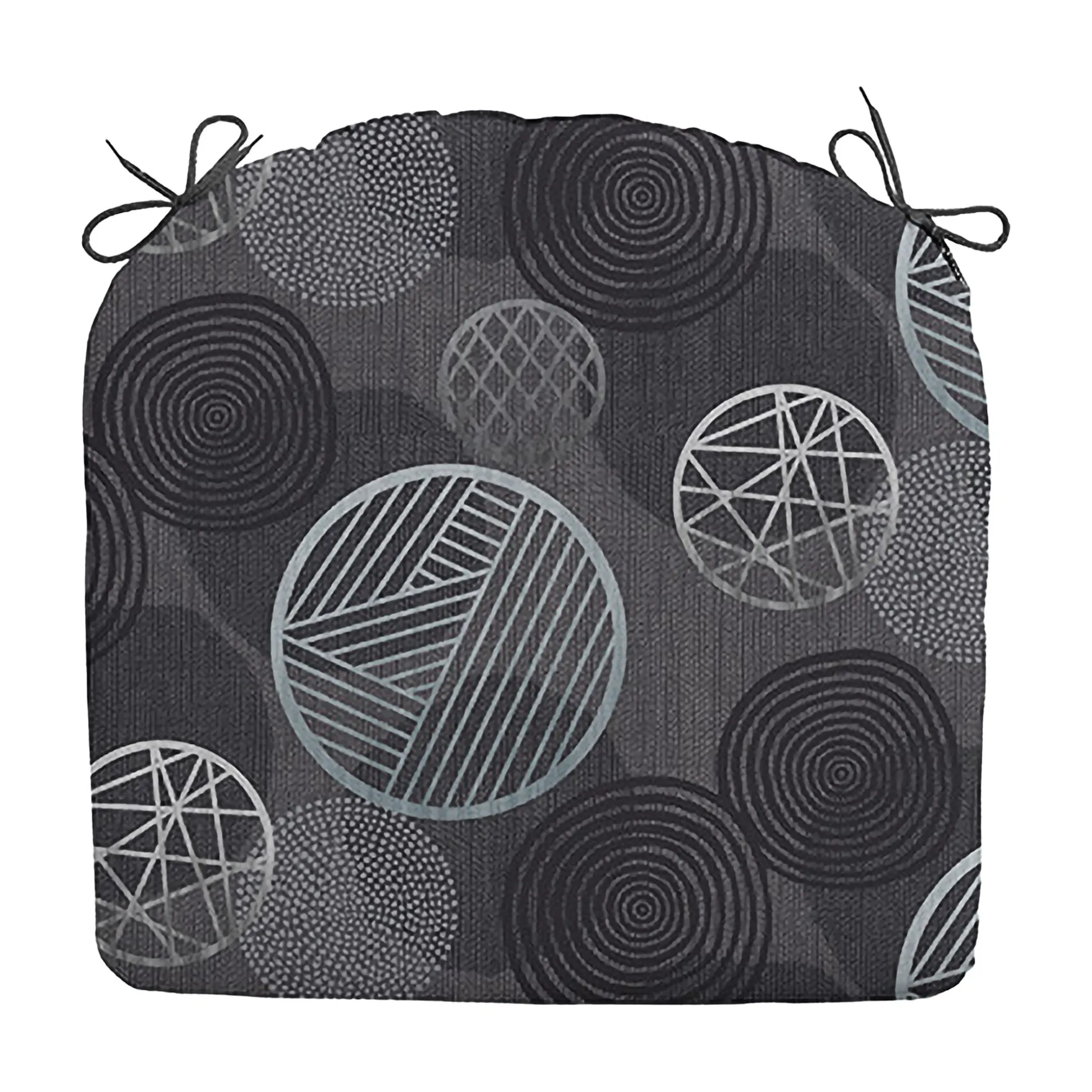 Circle Grey zitkussen 46x48
