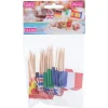 Cocktailprikkers met vlag 6,5 cm Cuisine Elegance