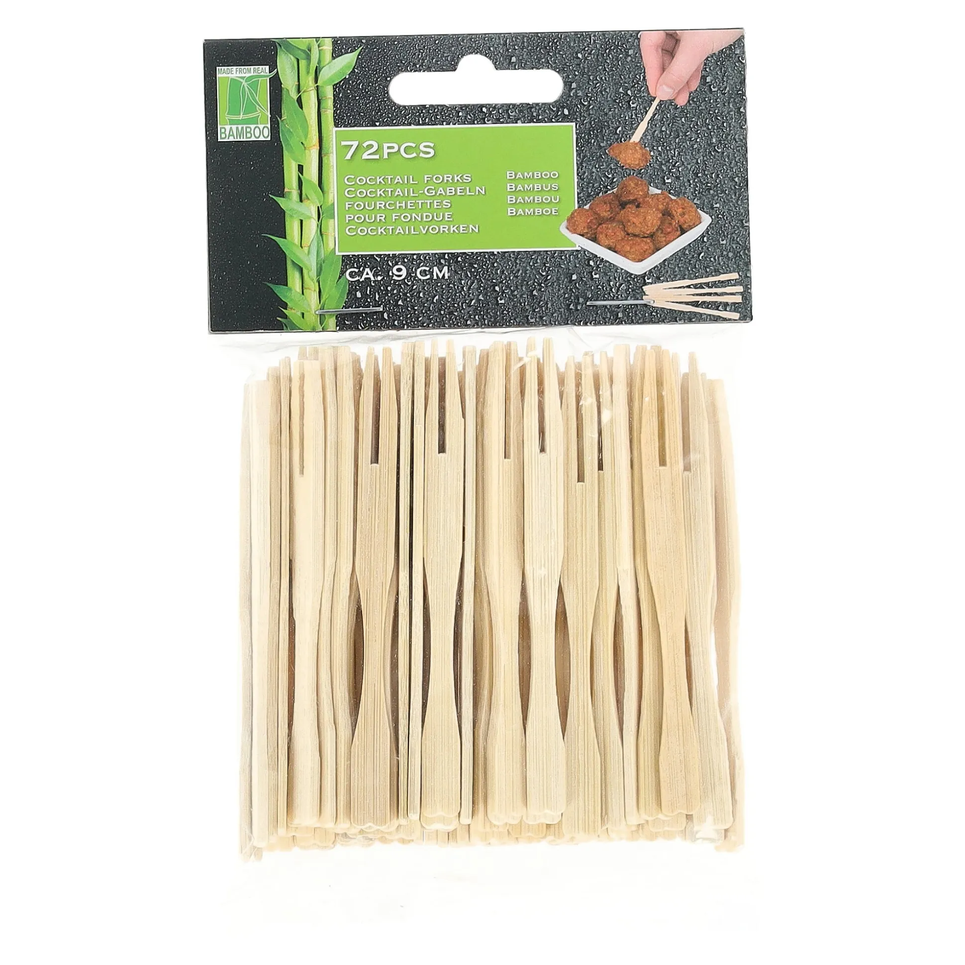 Cocktailvork bamboo 72st