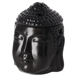 Creascents brander buddha zwart 14 cm