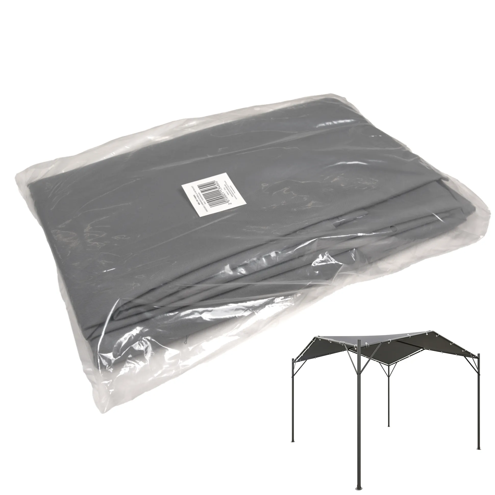 Dakdoek Lombardo Robella antraciet