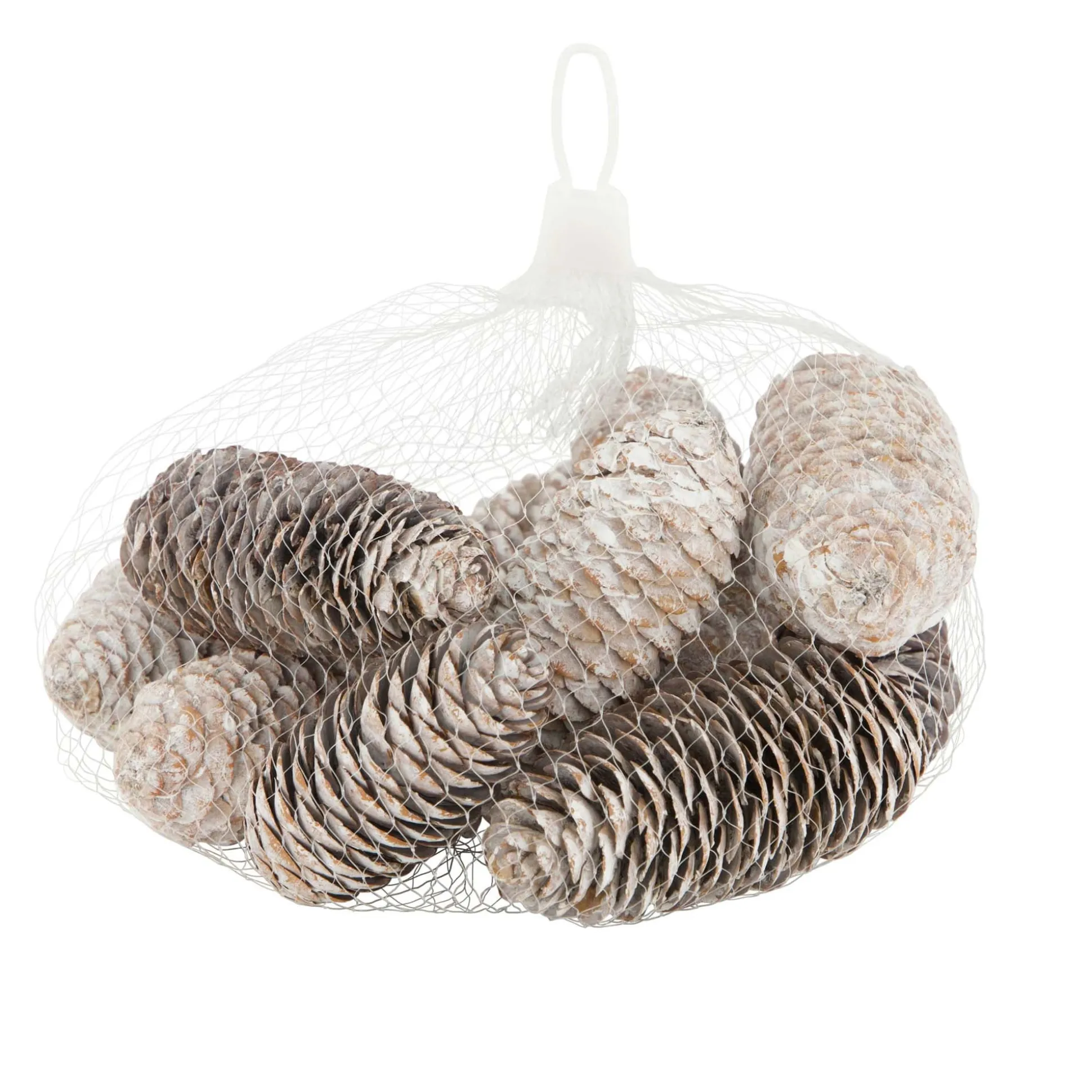 Dennenappel snowy white 150g