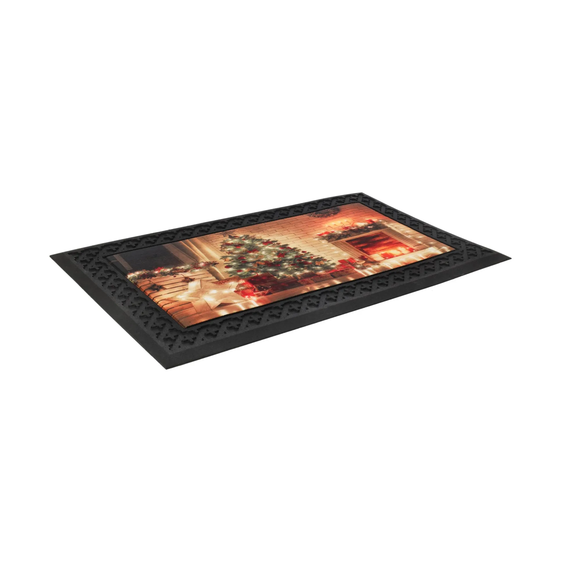 Deurmat kerst met muziek 3 75 x 45 cm
