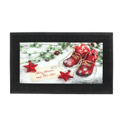 Deurmat kerst met muziek 1 75 x 45 cm
