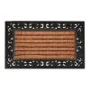 Deurmat rubber-kokos rechthoek 45x75cm