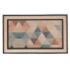 Deurmat triangle beige 75 x 45 cm