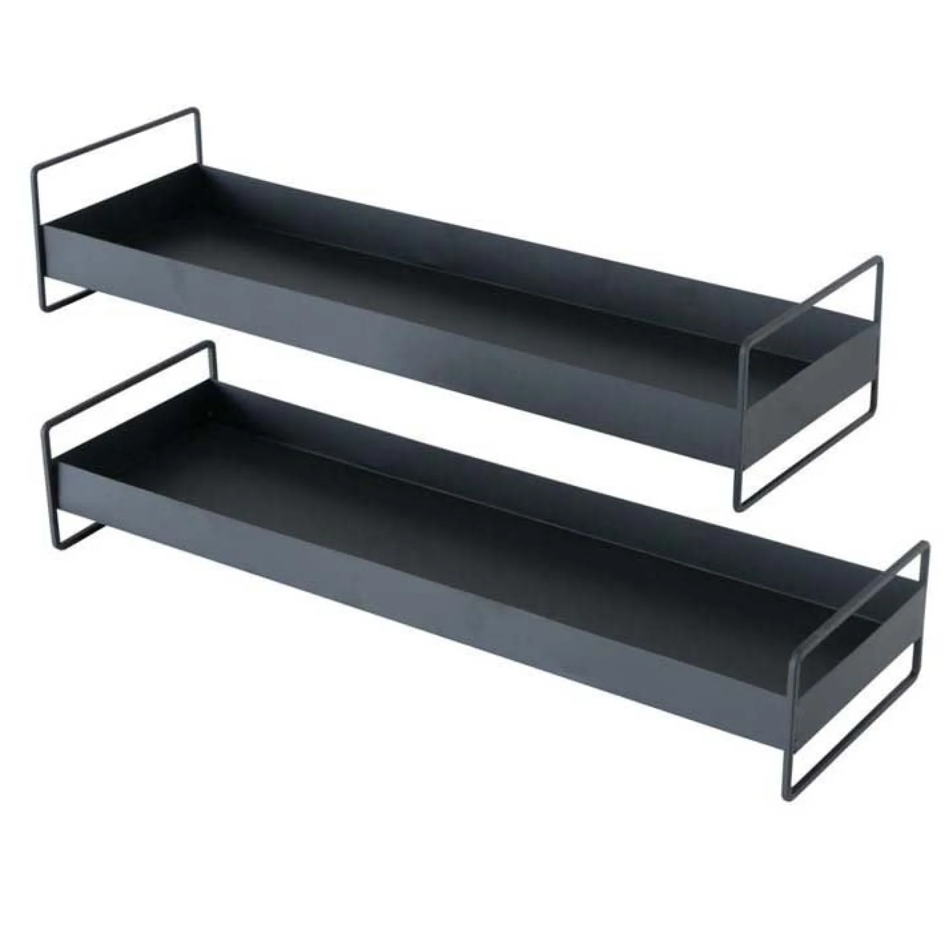 Dienblad Wolga zwart 60 x 19 cm