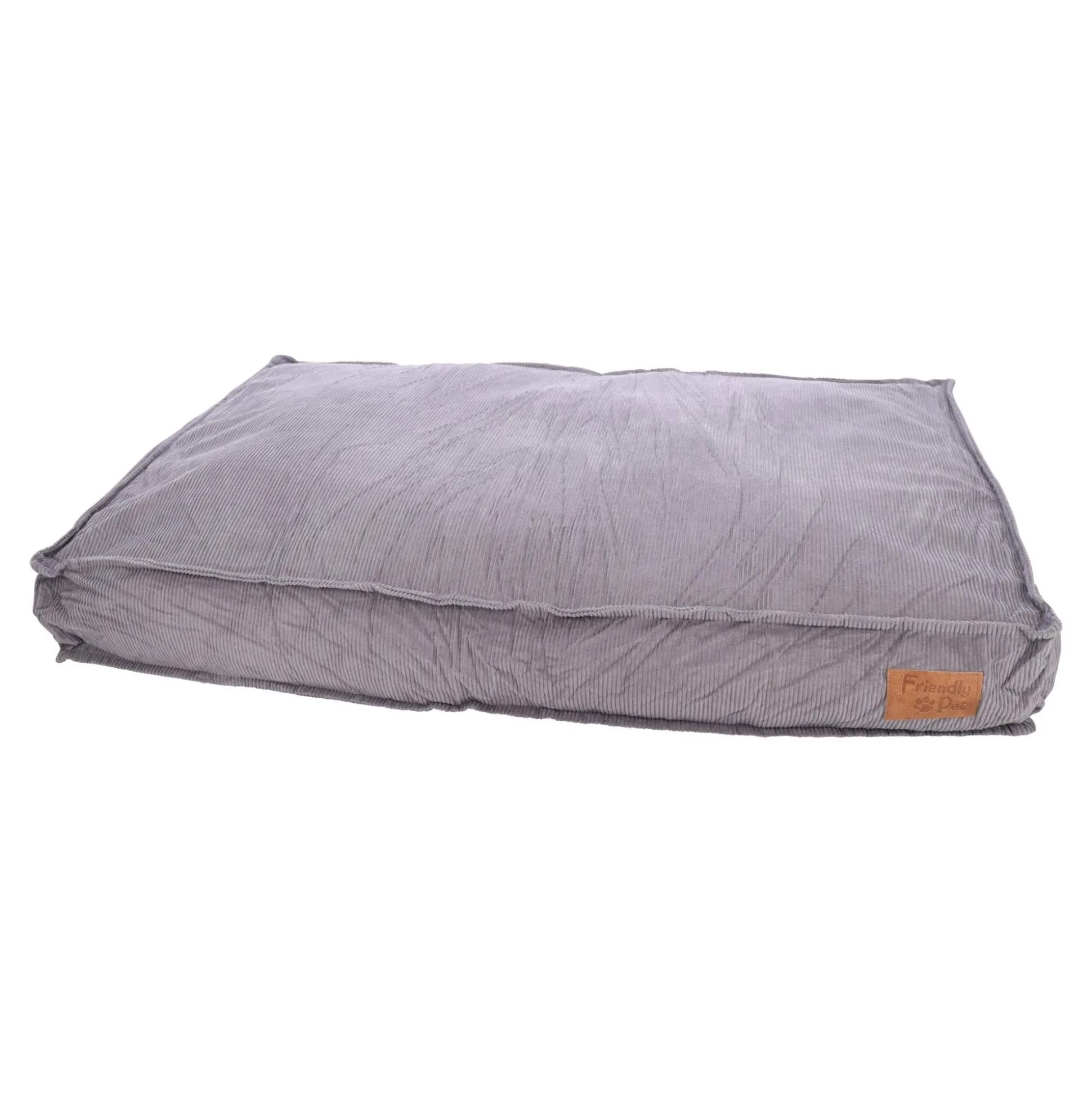 Dierenkussen rib 70x55x15cm antra