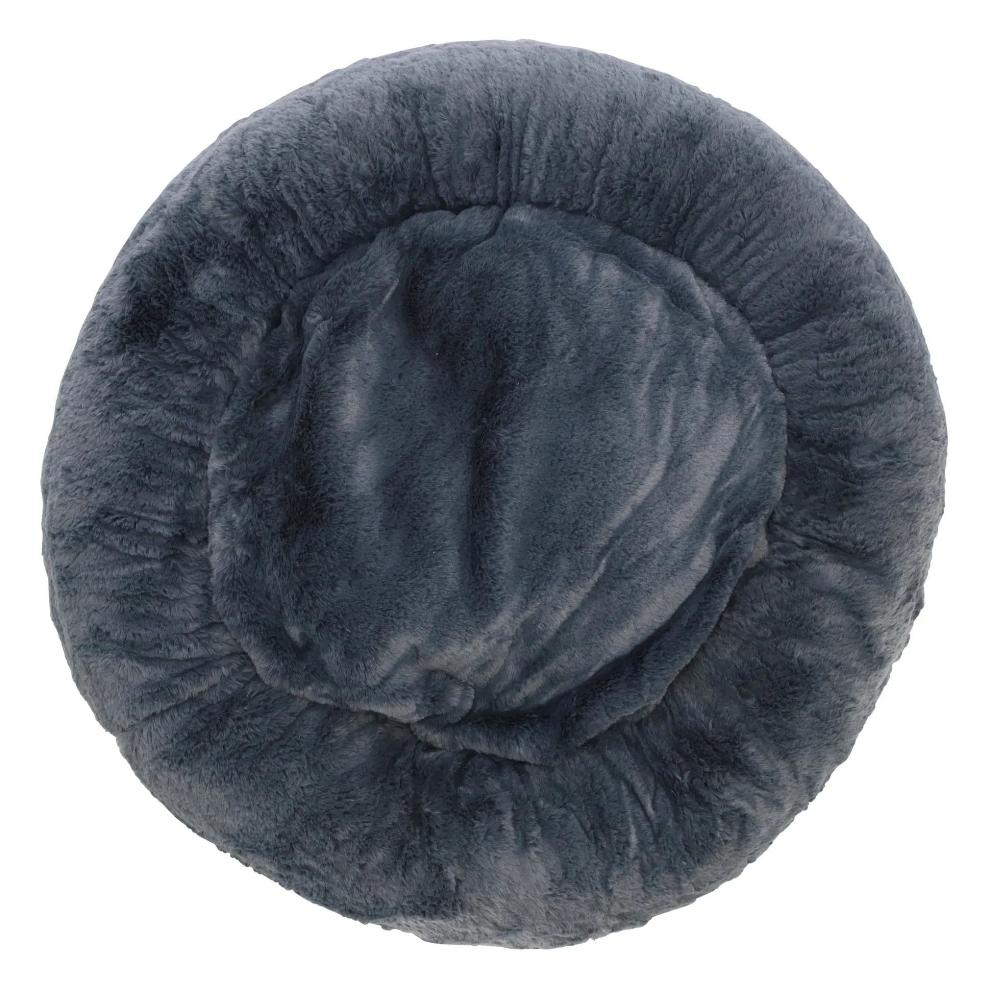 Dierenmand donut soft antraciet 58cm
