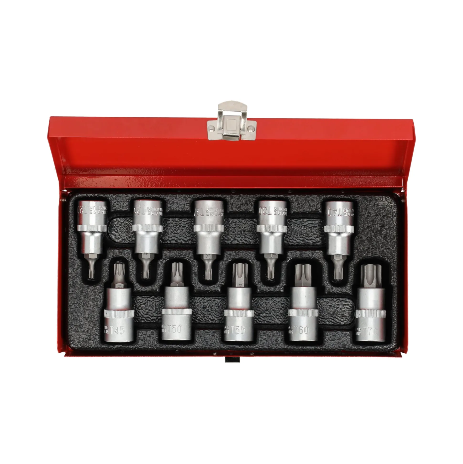 Doppenset 1/2 torx T20-T70 10-delig Lotus