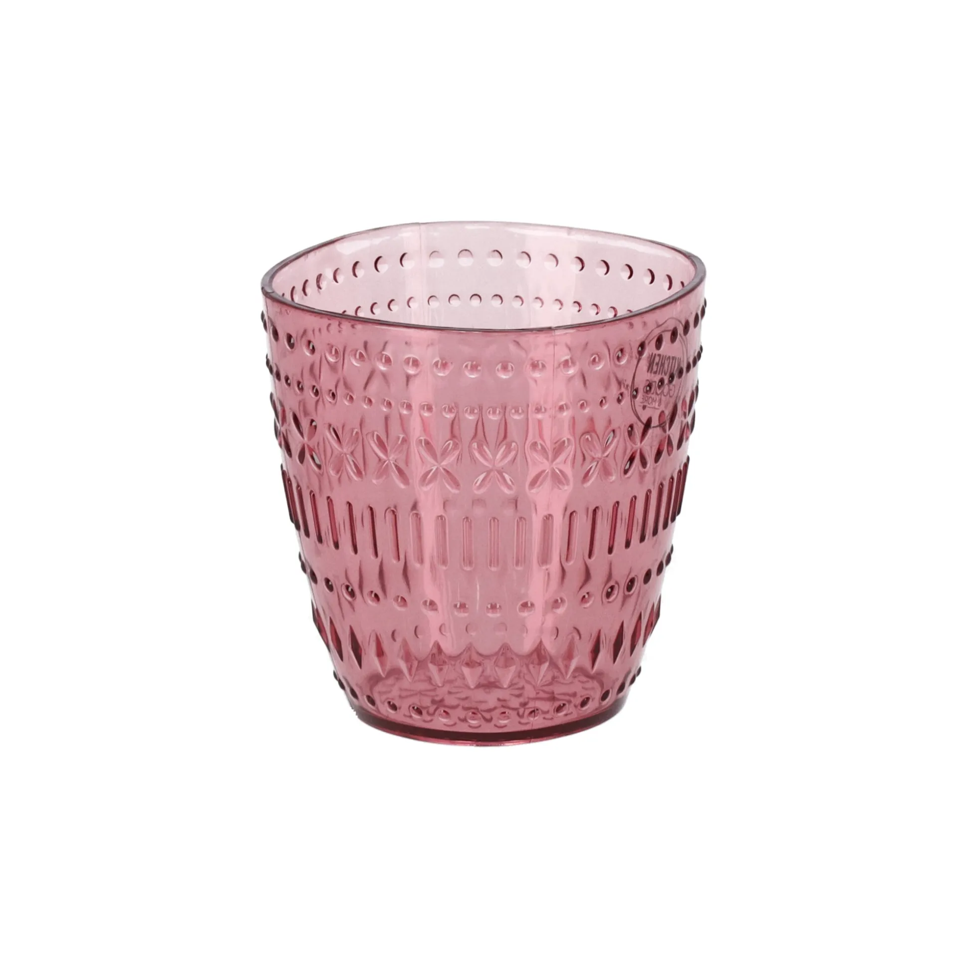 Drinkglas plastic 9 cm 2 assorti