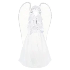 Engel kerst 11cm LED-ww