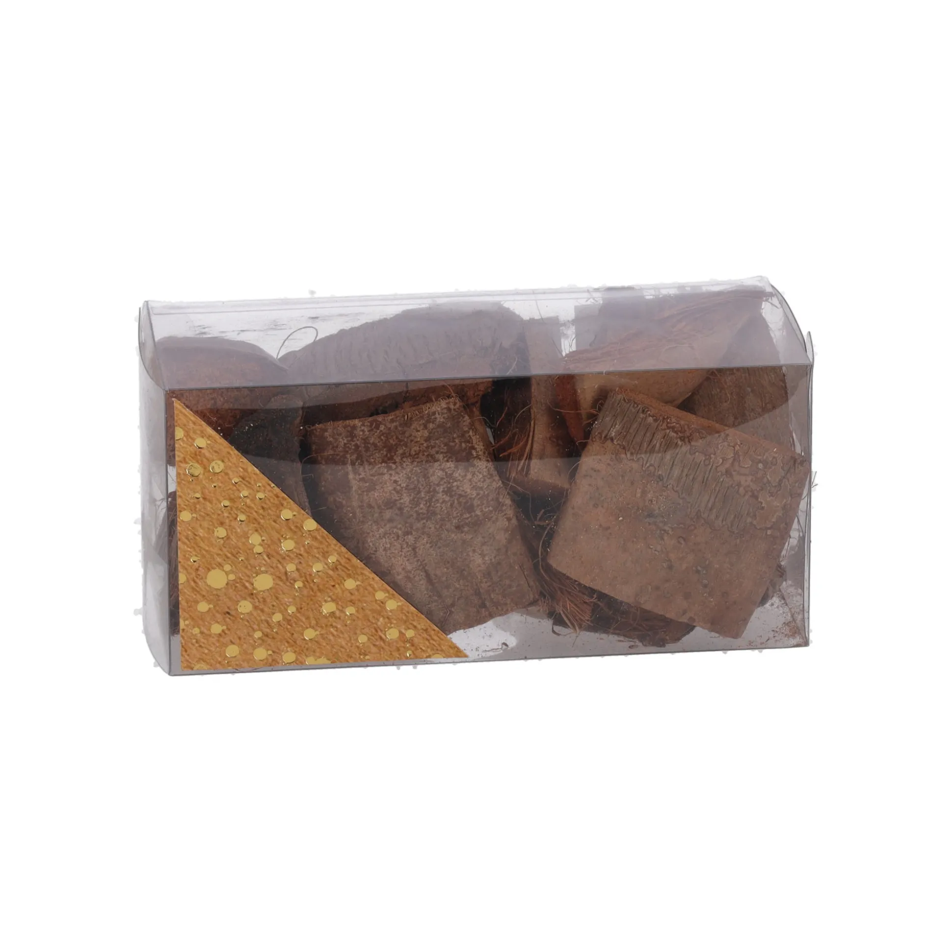 Exotische mix natuur 6 x 6 x 14 cm 6 assorti
