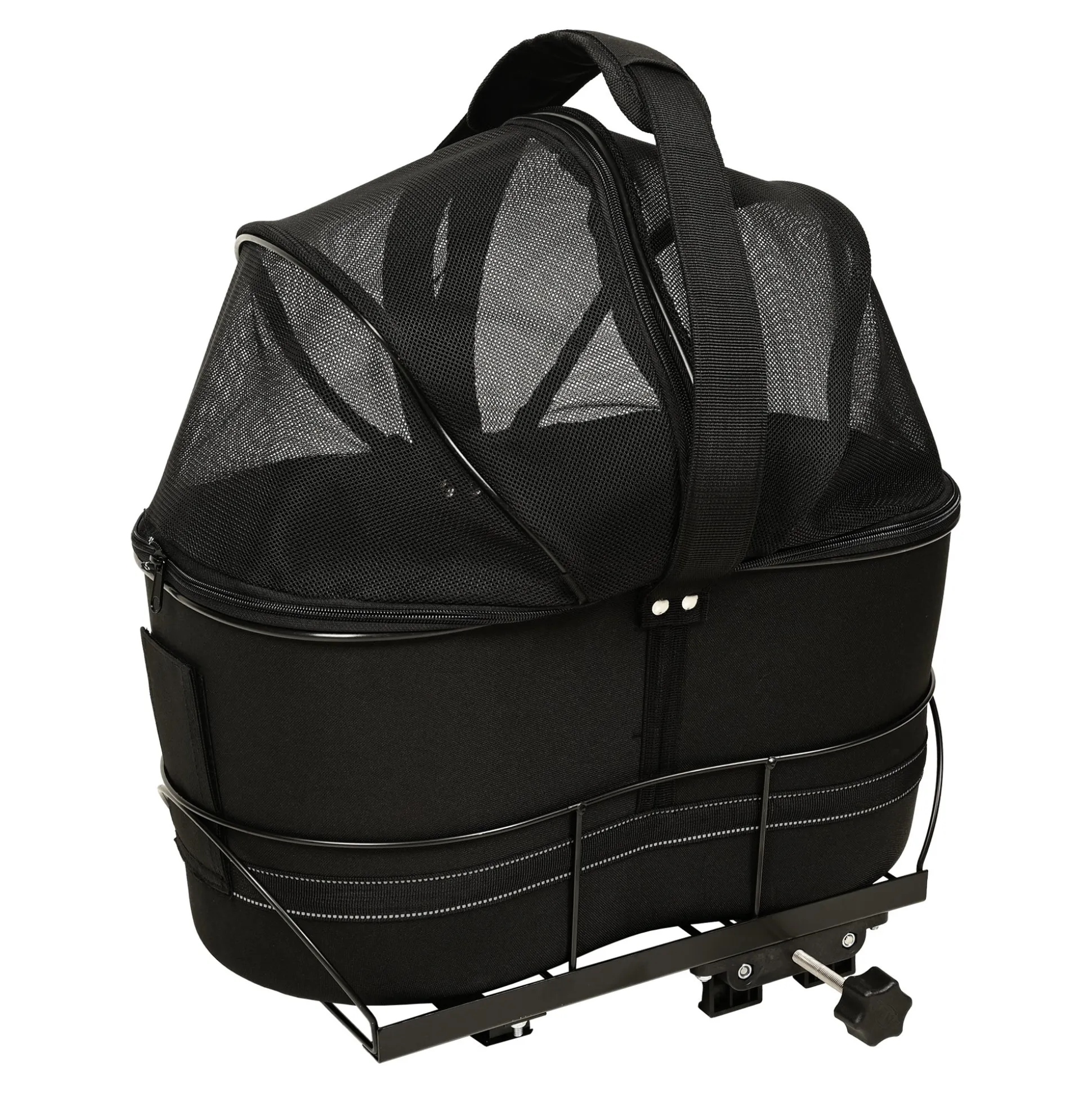 Fietsmand achter 42x48x29cm zwart