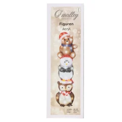 Figuren op elkaar acyrl 63 cm 80LED
