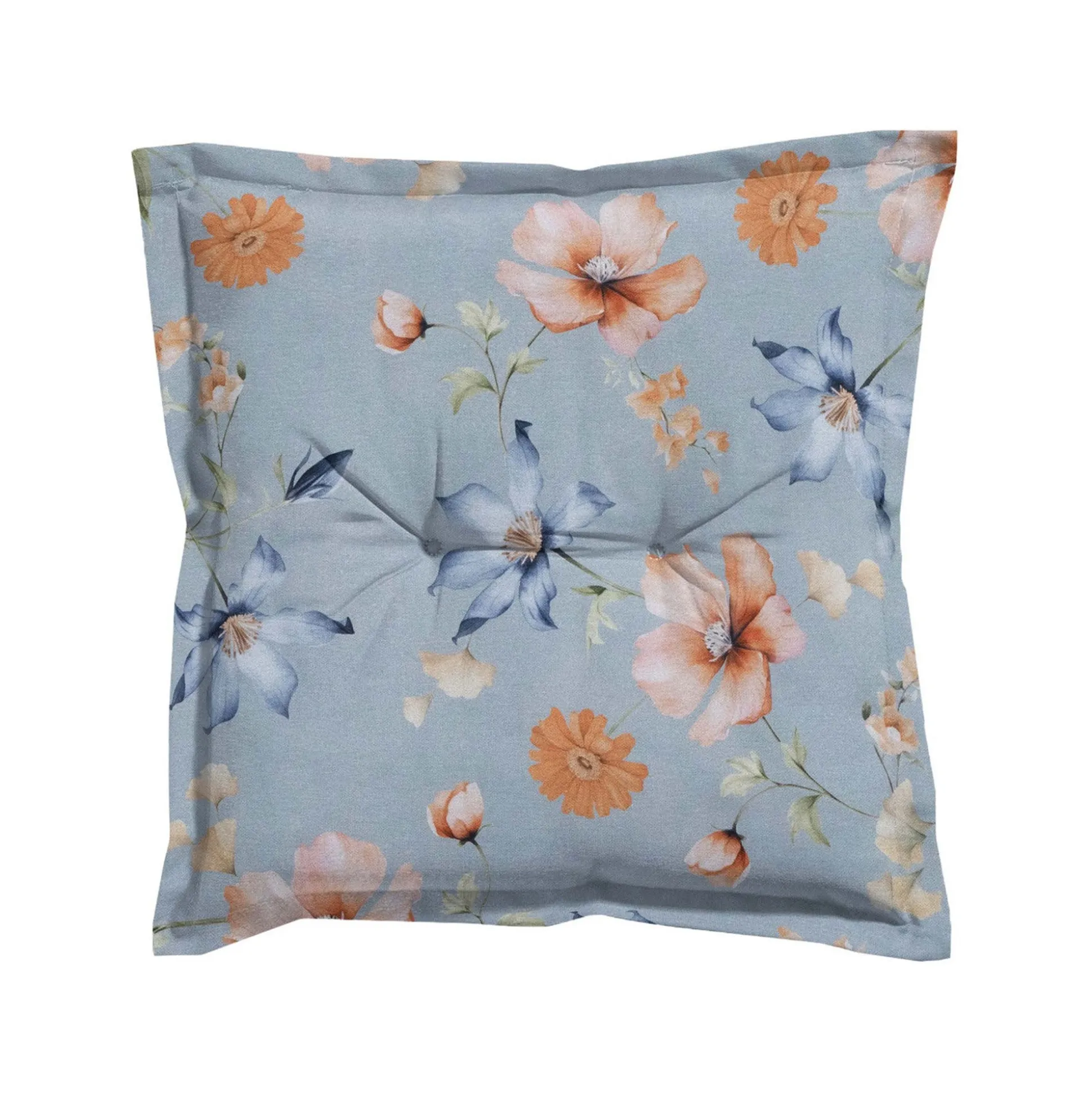 Florina blue F525 Hocker 50x50