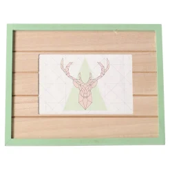 Fotokader hout mint groen