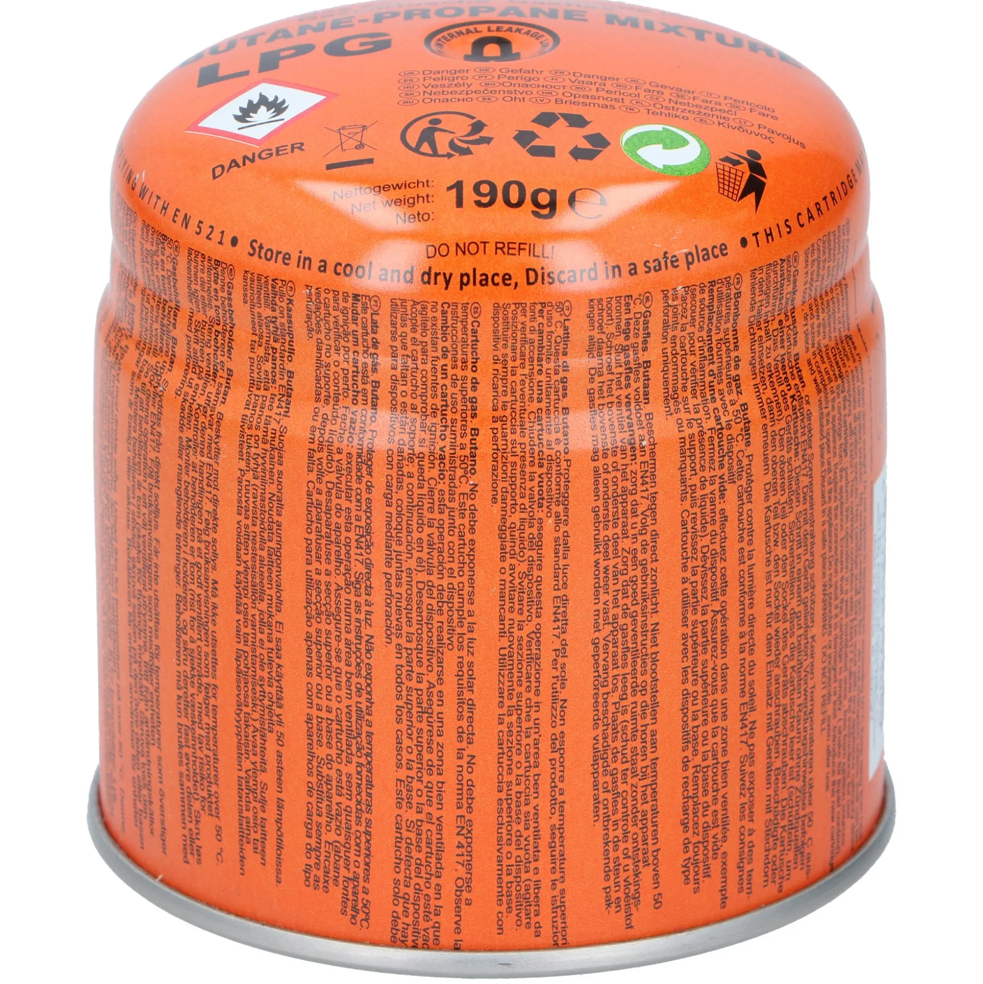Gasbus kan 190gr