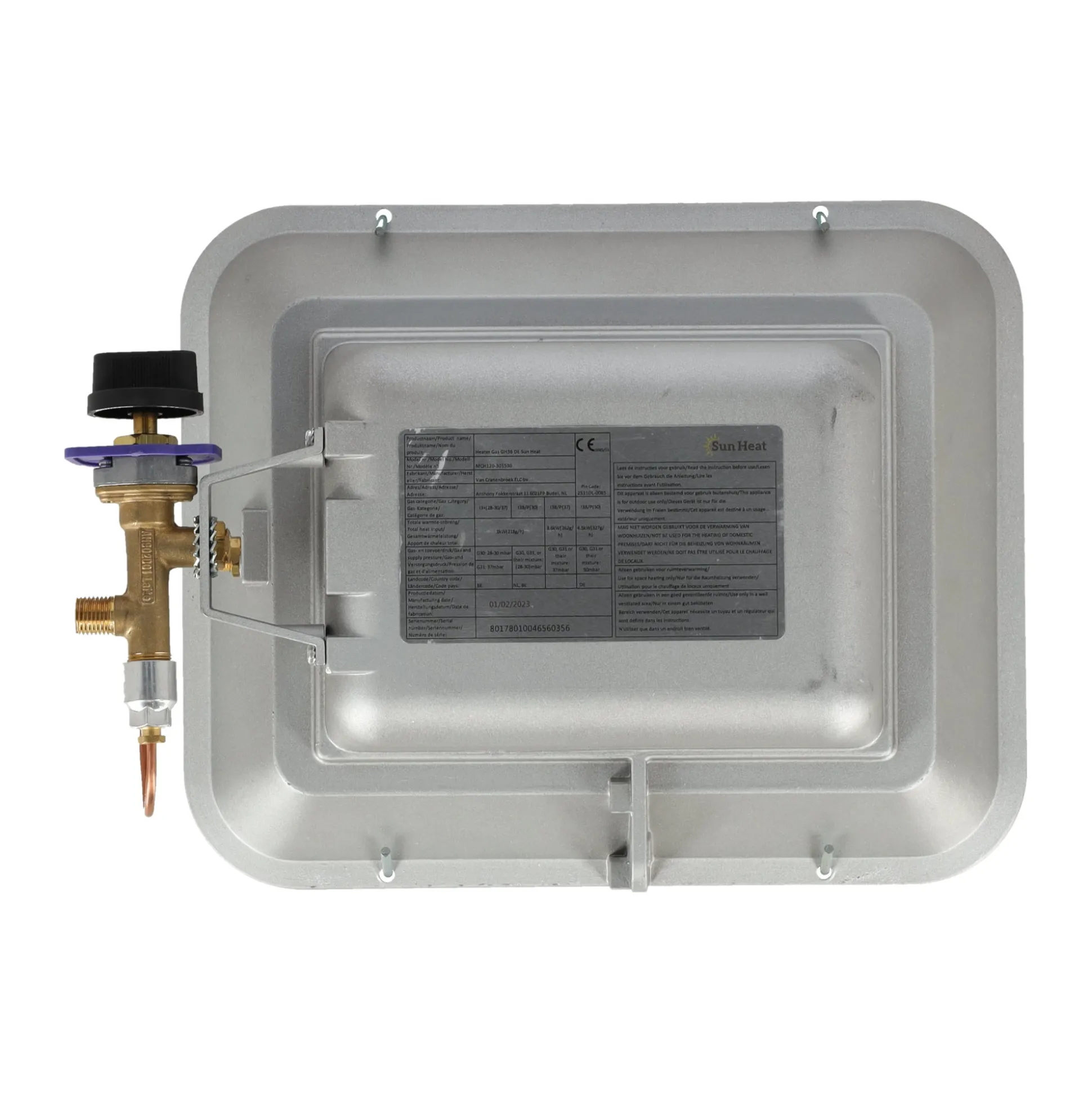 Gaskachel GH36 DE Sun Heat