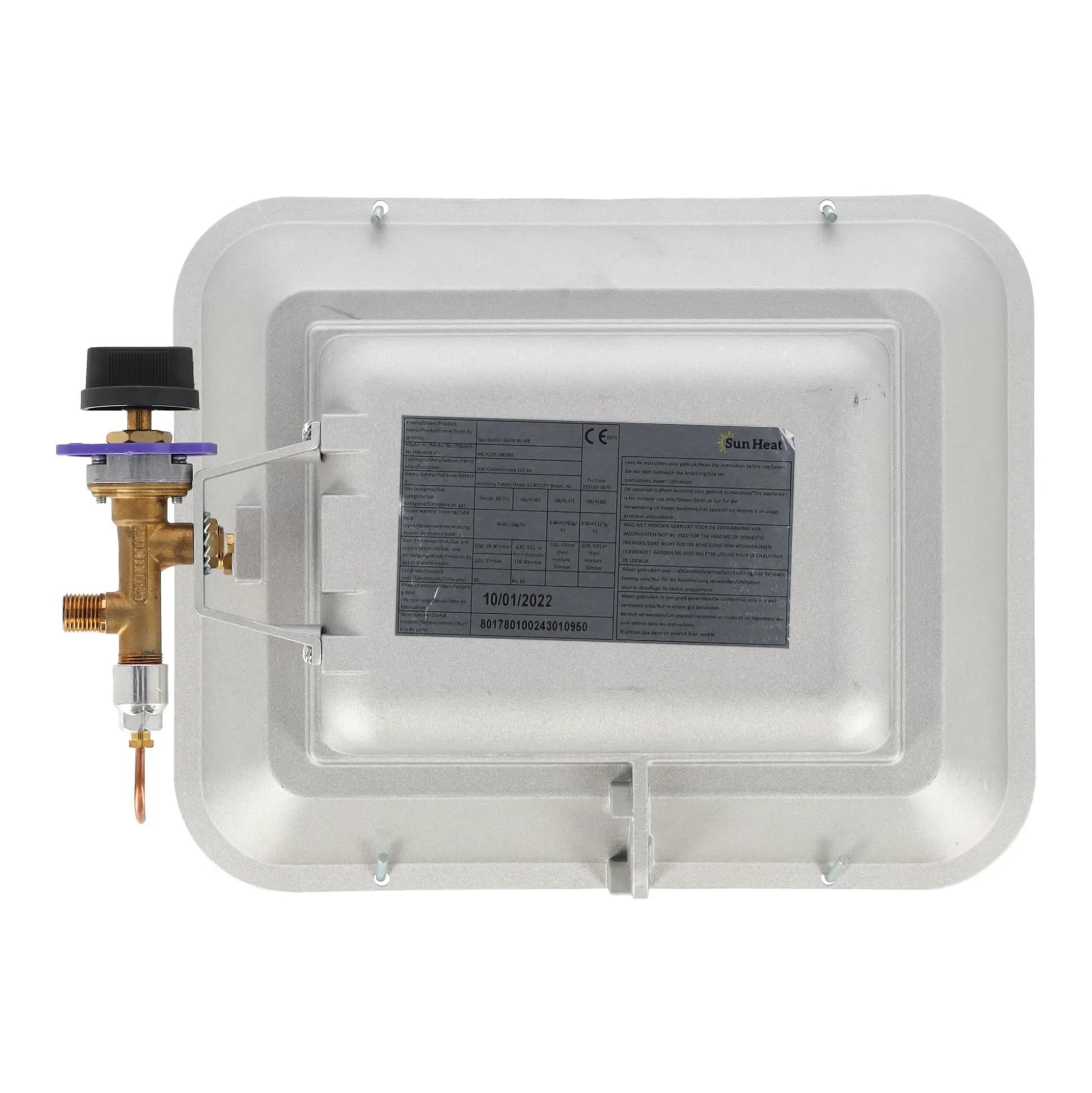 Gaskachel GH36 NL en BE Sun Heat