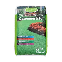 Gazonmest organisch+anti mos 20kg Bel Garden