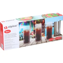 Glas longdrink 400 ml 6st.